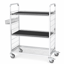 Conteneur bas 880x460 H1240 – Chariot roulant compact pour un stockage efficace
