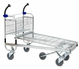 Chariot de transport Carry 120M – Chariot à capacité supplémentaire avec plateforme en fil métallique