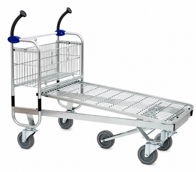 Chariot de transport Carry 120M – Chariot à capacité supplémentaire avec plateforme en fil métallique