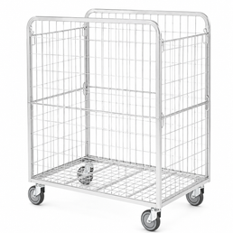 Conteneur pour Cartons 600x1000 H1200 – Chariot à roulettes optimisé pour marchandises en boîte