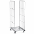Conteneur 800x600 H1810 avec cadre Z en bas – Chariot roulant haut pour un stockage stable