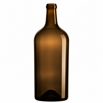 Bordelaise 18L Antique Green Glass Bottle – Cork Finish