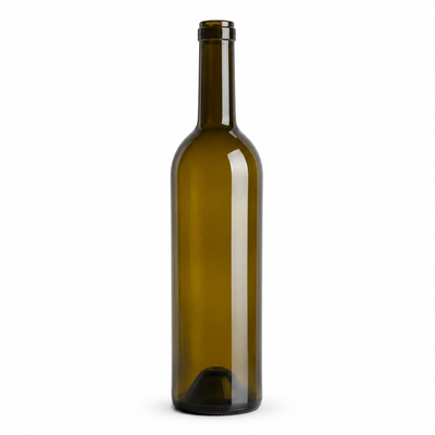 Bordelaise Alliance V2 75cl Antique Green Glass Bottle – Cork Finish