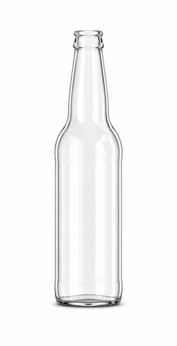 500ml Flint Glass Ale Beer Bottle – 29mm Crown Cork Finish