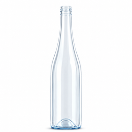 750ml Arctic Blue Burgundy Wine Bottle – 30mm Screw Top