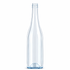 Bouteille de vin en verre bleu de 750 ml - Ardagh