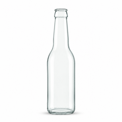 Long Neck Basse 33cl Flint Glass Bottle – 16mm Crown Finish