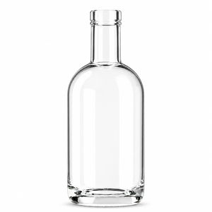 MOONEA 75cl Flint Glass Bottle – DBBT34 Cork Finish