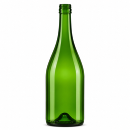 CARAFE 75cl Green 04 Glass Bottle – BVP30H60 Screw Cap Finish