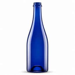 CAVA 75cl Blue Glass Sparkling Wine Bottle – CORONA29 Crown Finish
