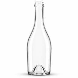 METHODE TRADITIONNELLE SEDUCTION 75cl Flint Glass Sparkling Wine Bottle – COUR29CH Crown Finish