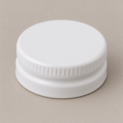 Capuchon RTO blanc à vis de 38 mm – Profil haut de 10 mm