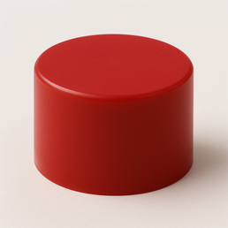 38MM DTO Cap Rouge Solide – Profil Élevé de 15mm