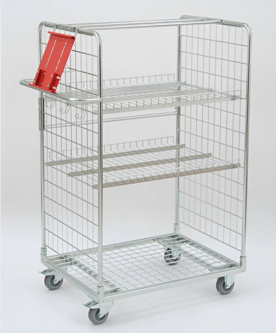 Conteneur robuste 855x655 H1400 – Chariot roulant industriel pour un stockage sécurisé