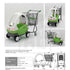 100L Shopping Trolley with Ride-In Kids Car