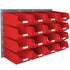 Wall Mounted Louvred Panel & Bin Kits | Complete Wall Storage with Small Parts Bins
