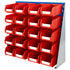 Bench Louvred Panel Unit | Bench-Mounted Small Parts Bin Holder