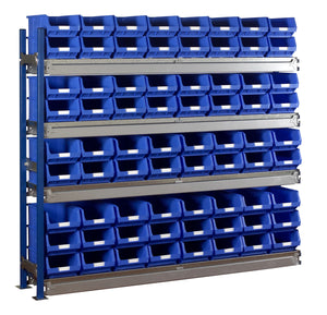 Single Longspan Extension Kit with Bin Kits | Heavy-Duty Small Parts Storage