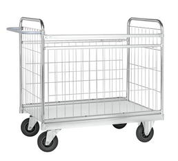 Galvanised Parcel Trolley with Removable Side Panels – 300kg Capacity (1190mm)