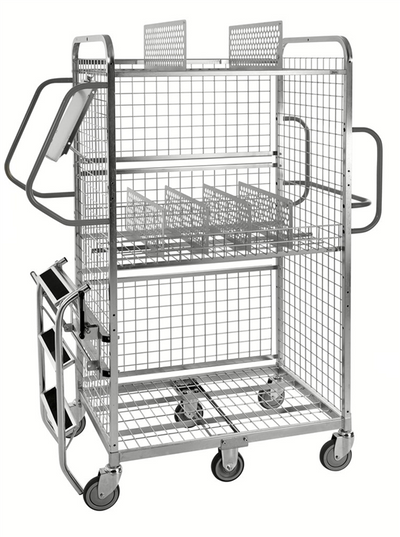 Order Picking Trolley – Modul 300 Electrogalvanised Flex Cart – 300kg Capacity (900 × 625 × 1230 mm)