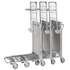 Ergonomic Shop Trolley with Spring-Loaded Shelf – Stackable Storage Trolley | 90kg Dynamic Load Capacity