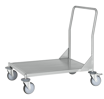Stainless Steel Platform Trolley – C3 (AISI 304) – 625 × 415 × 905 mm