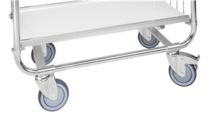 Series 8000 Shelving Trolley – Electrogalvanised Flex Cart – 250kg Capacity (1195 × 470 × 1120 mm)