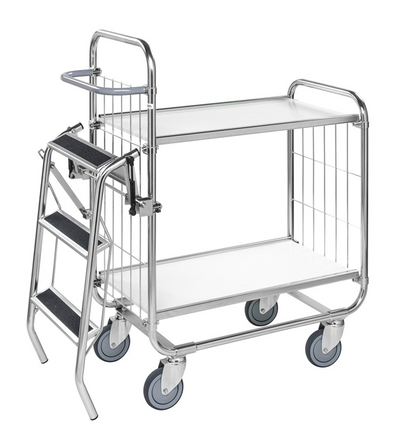 Series 8000 Shelving Trolley – Electrogalvanised Flex Cart – 250kg Capacity (1195 × 470 × 1120 mm)