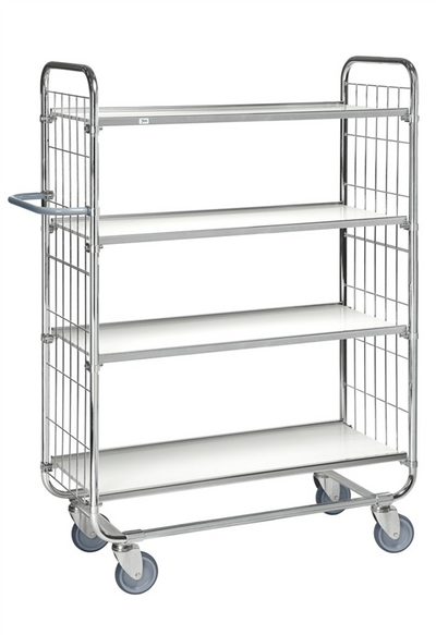 Series 8000 Shelving Trolley – Electrogalvanised – 250 kg Capacity (815 × 470 × 1590 mm)