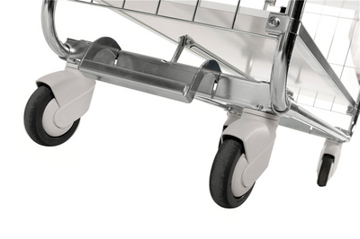 Series 8000 Shelving Trolley – Electrogalvanised Flex Cart with Central Lock – 250 kg Capacity (1395 × 470 × 1120 mm)