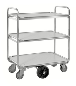 Order Picking Trolley – 3 Tier Electrogalvanised (900mm) – 300kg Capacity