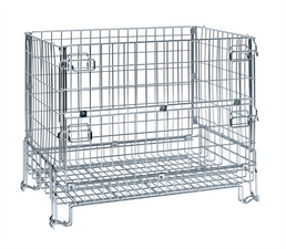 Electrogalvanized Wire Basket – Foldable & Stackable – 1200 × 800 × 980 mm – 1000 kg Load
