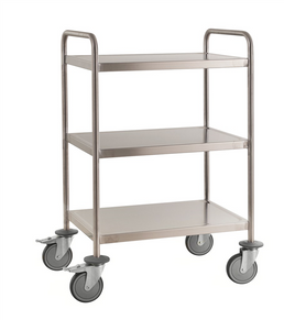 Fully Welded Stainless Steel Trolley – 3 Tier – C3 (AISI 304) – 1075×575×1010 mm
