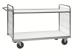 Series 9000 Shelving Trolley – Electrogalvanised – 300 kg Capacity (1390 × 650 × 1025