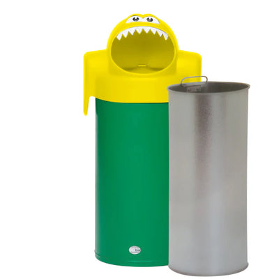 62 Litre Litter Eater Bin with Teeth – Fun MDPE Recycling & Waste Bin