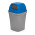 100 Litre Swing Top Bin – MDPE Waste & Recycling Bin with Drop-On Lid