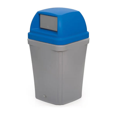 100 Litre Swing Top Bin – MDPE Waste & Recycling Bin with Drop-On Lid
