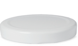 Caps en plastique blanc à vis de 48 mm