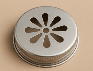 Cap de maçon en argent multi-trous de 70 mm