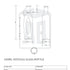 Bouteille en verre Seviglia 100ml