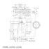 Bouteille en verre clair Alpha de 250 ml
