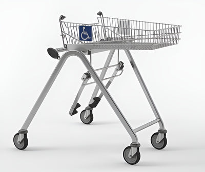 Chariot d'assistance pour personnes handicapées – Support de bagages accessible
