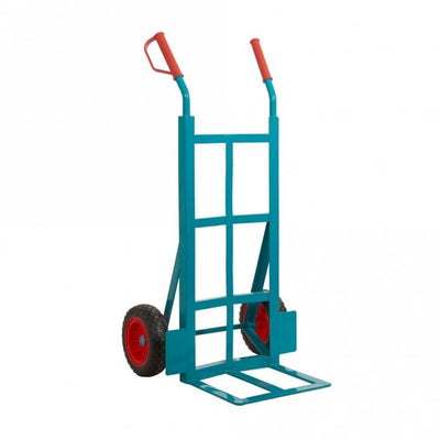 Angle Iron Steel Sack Truck 250kg Puncture Proof Wheels