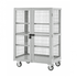 Boxwell Heavy Duty Shelf Truck with Doors 1355 x 900 x 600mm 500kg Capacity