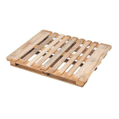 Palette chimique CP7 – 1300x1100x156mm – Usagée – Avec plateau à ailes