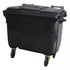 660 Litre Wheeled Waste Bin – Heavy Duty Commercial Wheelie Bin with Hinged Lid