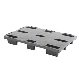 Palette de conteneur en plastique – 1140x760x155mm – Plateau fermé – Empilable – 9 pieds