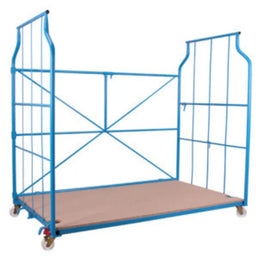 Chariot de meubles 2000x1150x1800mm – Capacité de charge de 600kg, conteneur de stockage roulant empilable