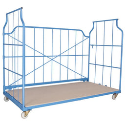 Chariot de meubles Corlette 2400x1150x1850mm – Capacité de charge de 800kg, conteneur à roulettes en maille empilable et emboîtable