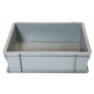 Boîte empilable en plastique Euro – 400x300x120mm – Capacité 10L – Base et côtés fermés